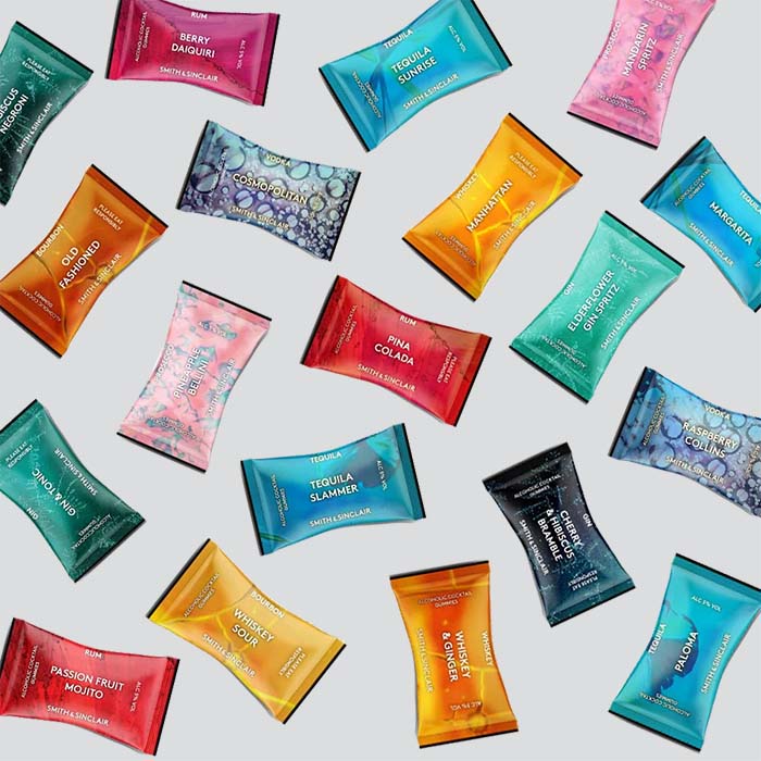 Image of several color gummies